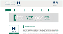Desktop Screenshot of heta.de
